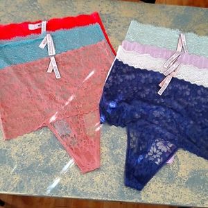 NNWT VICTORIA'S SECRET PANTIES LOT OF 7